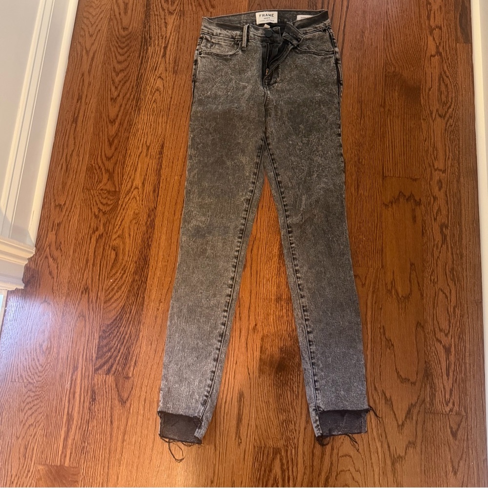 Frame Denim Gray Women's Skinny Jeans